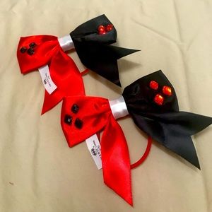 DC Harley Quinn hair bows